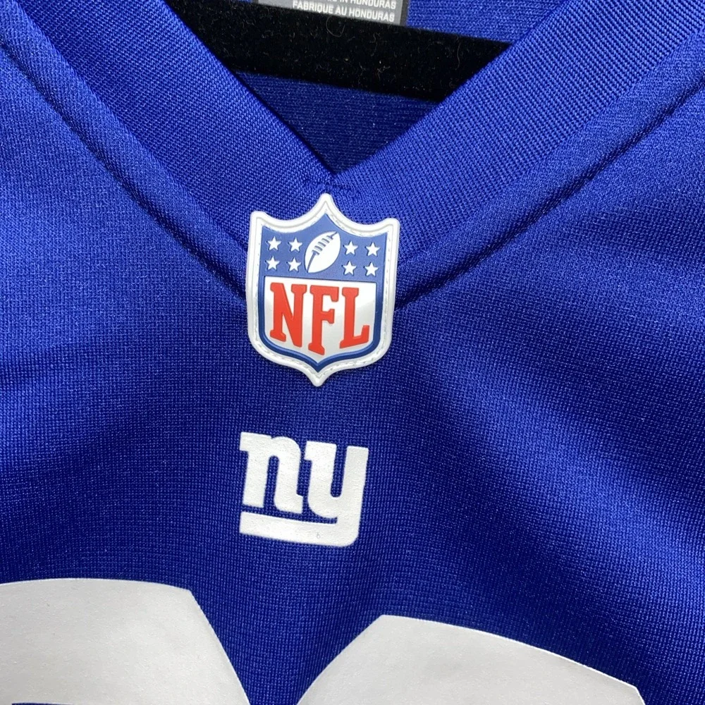 Nwt New York Giants NFL Football Jersey Women's Nike Small 26‎ Barkley On Field